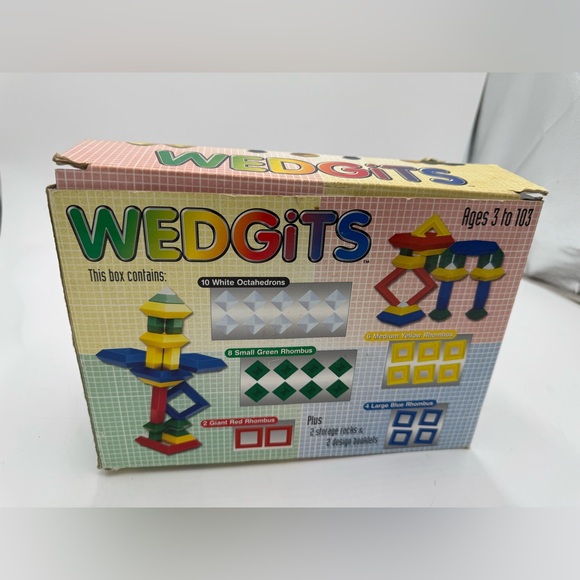 WEDGiTS Deluxe Set 30 Pieces Building Block Stacking Set STEM Toy lot 2. - Picture 7 of 11